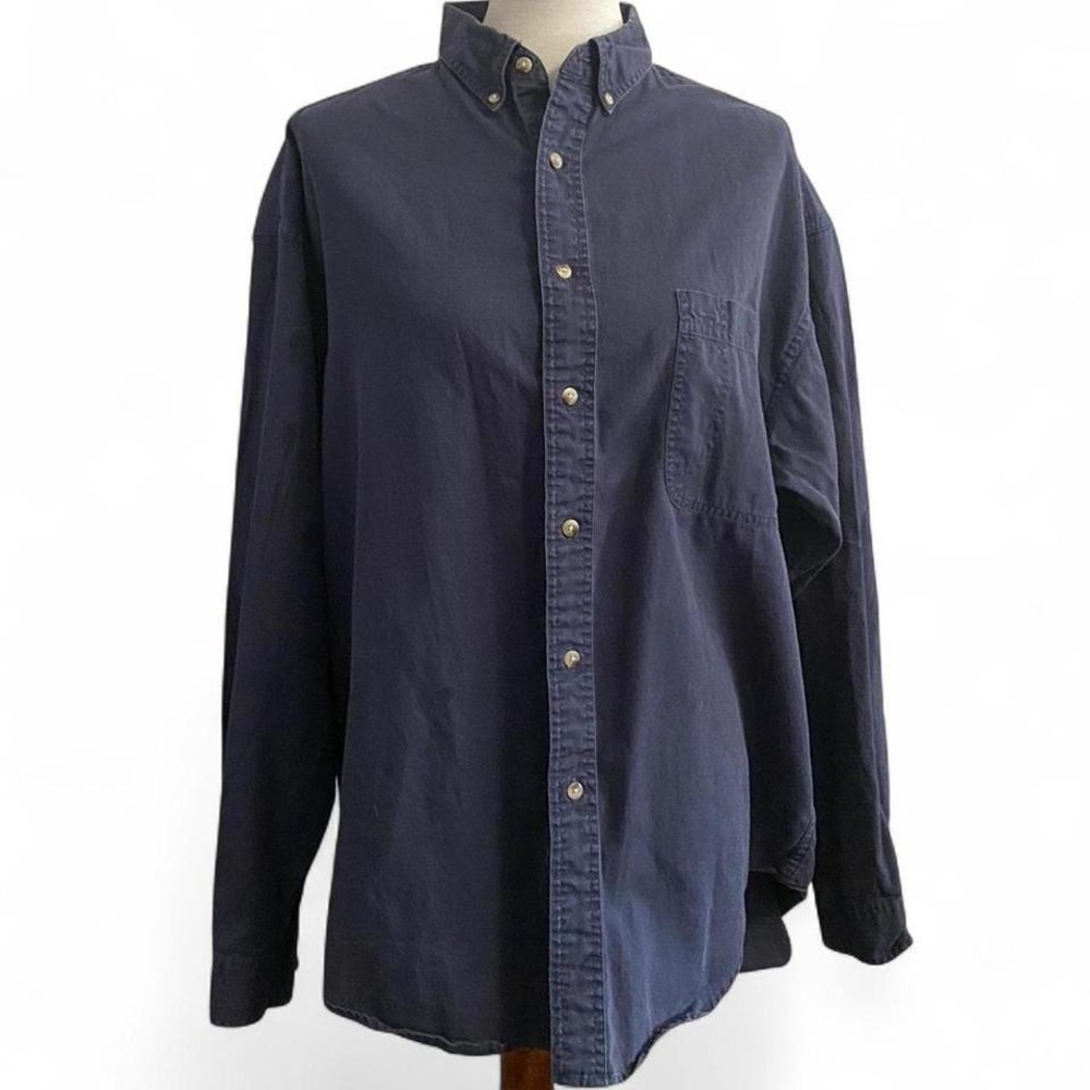 Navy blue, vintage, Lee Sport button down